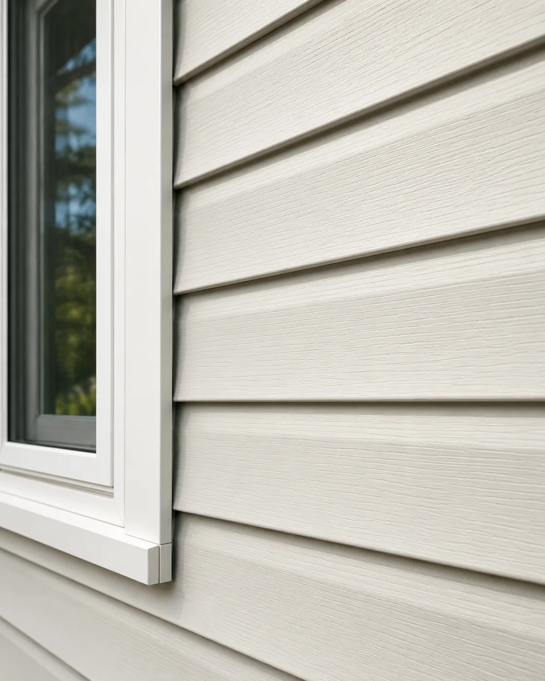 Professionally painted exterior vinyl siding on a residential home by GreenTech Painting in London, Ontario.